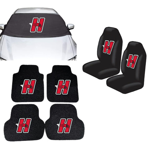 Hartford Hawks NCAA Car Front Windshield Cover Seat Cover Floor Mats