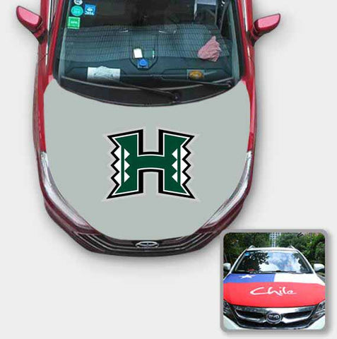 Hawaii Rainbow Warriors NCAA Car Auto Hood Engine Cover Protector