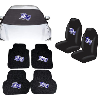 High Point Panthers NCAA Car Front Windshield Cover Seat Cover Floor Mats