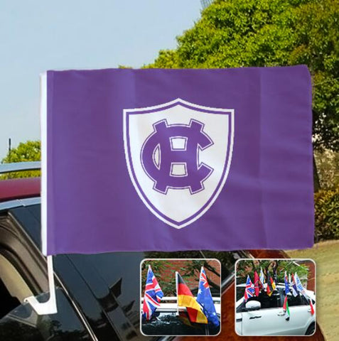 Holy Cross Crusaders NCAAB Car Window Flag