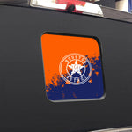 Houston Astros MLB Rear Back Middle Window Vinyl Decal Stickers Fits Dodge Ram GMC Chevy Tacoma Ford