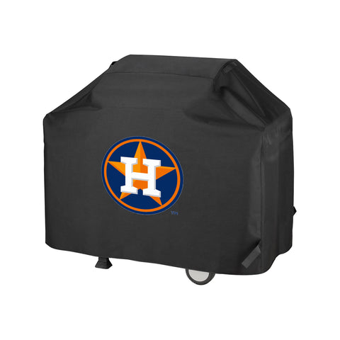 Houston Astros MLB BBQ Barbeque Outdoor Black Waterproof Cover