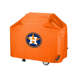 Houston Astros MLB BBQ Barbeque Outdoor Black Waterproof Cover