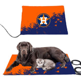 Houston Astros MLB Pet Heating Pad Constant Heated Mat