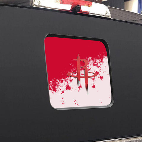 Houston Rockets NBA Rear Back Middle Window Vinyl Decal Stickers Fits Dodge Ram GMC Chevy Tacoma Ford