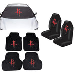 Houston Rockets NBA Car Front Windshield Cover Seat Cover Floor Mats