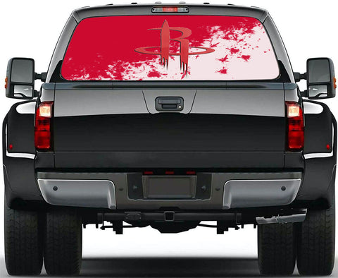 Houston Rockets NBA Truck SUV Decals Paste Film Stickers Rear Window