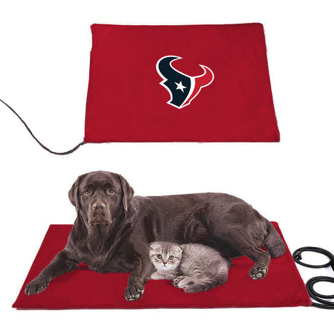 Houston Texans NFL Pet Heating Pad Constant Heated Mat