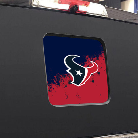 Houston Texans NFL Rear Back Middle Window Vinyl Decal Stickers Fits Dodge Ram GMC Chevy Tacoma Ford