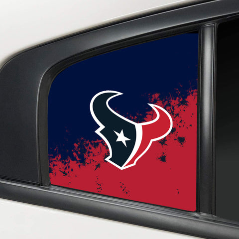 Houston Texans NFL Rear Side Quarter Window Vinyl Decal Stickers Fits Dodge Charger