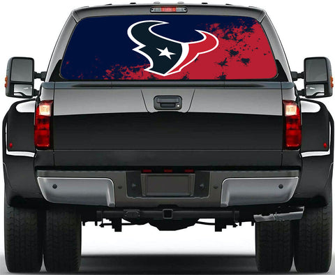 Houston Texans NFL Truck SUV Decals Paste Film Stickers Rear Window