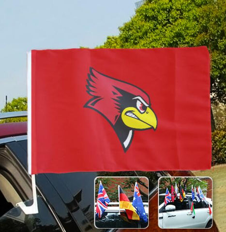 Illinois State Redbirds NCAAB Car Window Flag