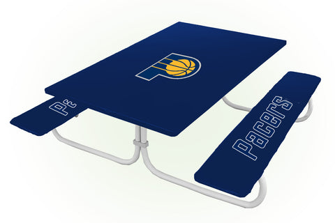 Indiana Pacers NBA Picnic Table Bench Chair Set Outdoor Cover