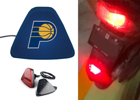 Indiana Pacers NBA Car Motorcycle tail light LED brake flash Pilot rear