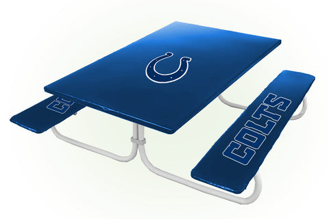 Indianapolis Colts NFL Picnic Table Bench Chair Set Outdoor Cover