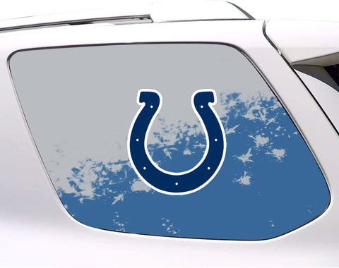 Indianapolis Colts NFL Rear Side Quarter Window Vinyl Decal Stickers Fits Toyota 4Runner