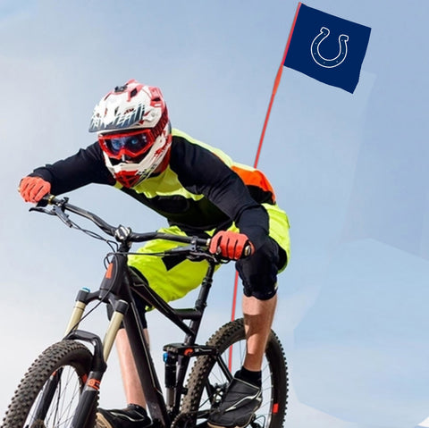 Indianapolis Colts NFL Bicycle Bike Rear Wheel Flag