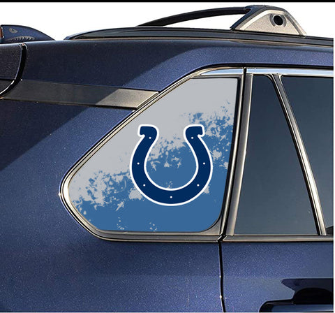 Indianapolis Colts NFL Rear Side Quarter Window Vinyl Decal Stickers Fits Toyota Rav4