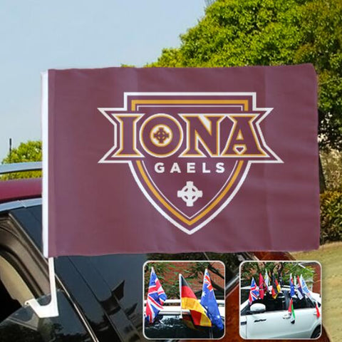Iona Gaels NCAAB Car Window Flag