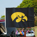 Iowa Hawkeyes NCAAB Car Window Flag