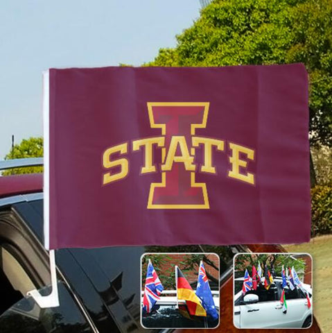 Iowa State Cyclones NCAAB Car Window Flag