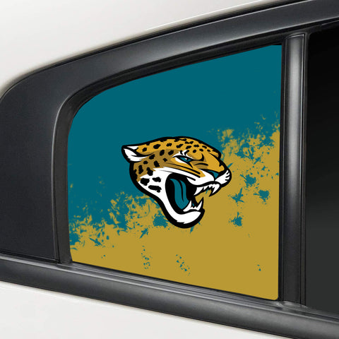 Jacksonville Jaguars NFL Rear Side Quarter Window Vinyl Decal Stickers Fits Dodge Charger