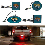 Jacksonville Jaguars NFL Hitch Cover LED Brake Light for Trailer