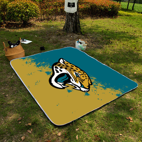 Jacksonville Jaguars NFL Picnic Blanket Mat Beach Outdoor Waterproof