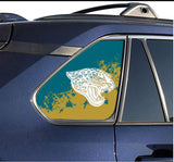 Jacksonville Jaguars NFL Rear Side Quarter Window Vinyl Decal Stickers Fits Toyota Rav4