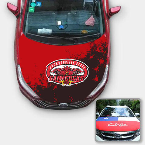 Jacksonville State Gamecocks NCAA Car Auto Hood Engine Cover Protector