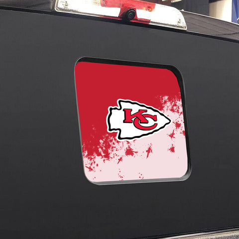 Kansas City Chiefs NFL Rear Back Middle Window Vinyl Decal Stickers Fits Dodge Ram GMC Chevy Tacoma Ford