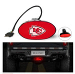 Kansas City Chiefs NFL Hitch Cover LED Brake Light for Trailer