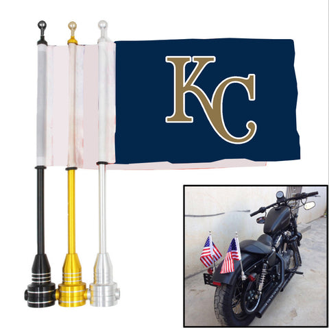 Kansas City Royals MLB Motocycle Rack Pole Flag