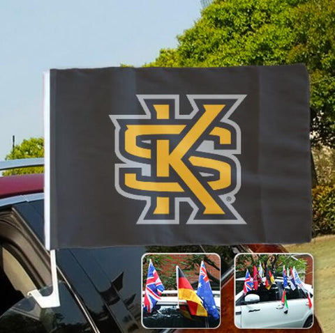 Kennesaw State Owls NCAAB Car Window Flag