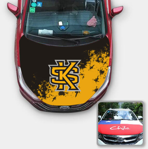 Kennesaw State Owls NCAA Car Auto Hood Engine Cover Protector
