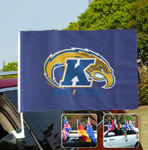 Kent State Golden Flashes NCAAB Car Window Flag