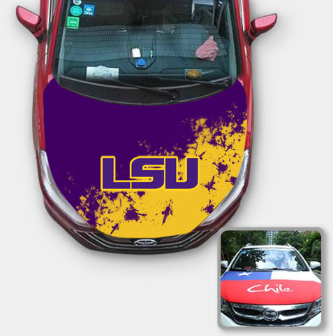 LSU Tigers NCAA Car Auto Hood Engine Cover Protector