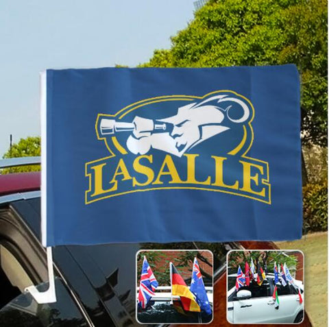 La Salle Explorers NCAAB Car Window Flag