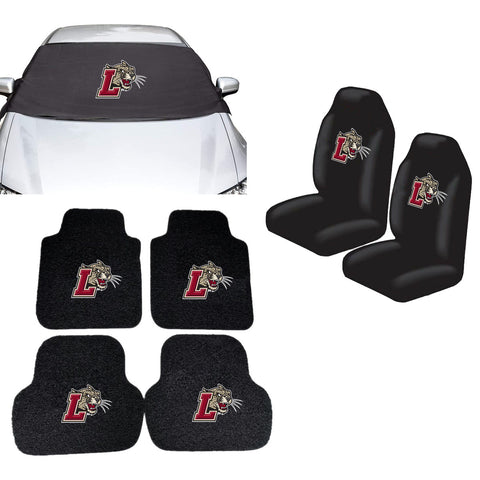 Lafayette Leopards NCAA Car Front Windshield Cover Seat Cover Floor Mats