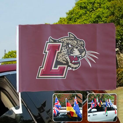 Lafayette Leopards NCAAB Car Window Flag