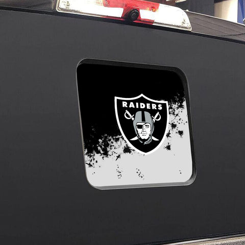 Las Vegas Raiders NFL Rear Back Middle Window Vinyl Decal Stickers Fits Dodge Ram GMC Chevy Tacoma Ford