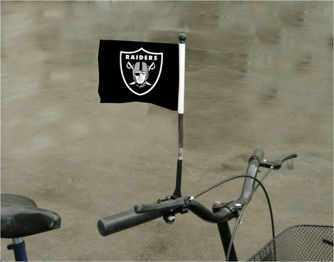Las Vegas Raiders NFL Bicycle Bike Handle Flag