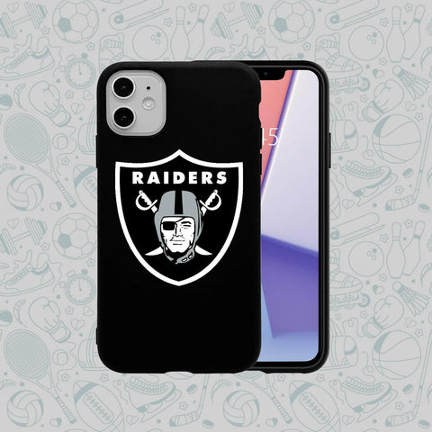 Phone Case Rubber Plastic NFL-Las Vegas Raiders Print