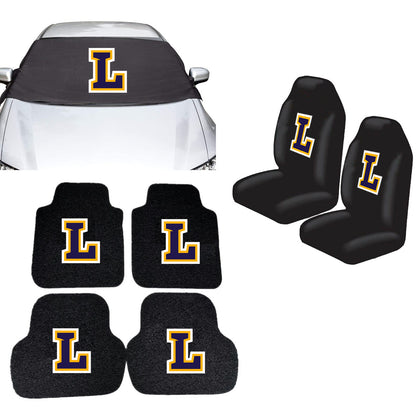 Lipscomb Bisons NCAA Car Front Windshield Cover Seat Cover Floor Mats
