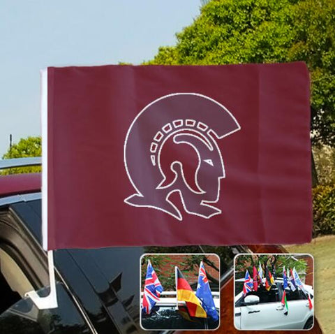 Little Rock Trojans NCAAB Car Window Flag