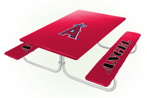 Los Angeles Angels MLB Picnic Table Bench Chair Set Outdoor Cover
