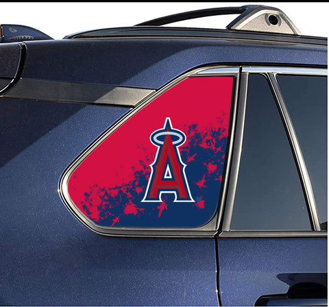 Los Angeles Angels MLB Rear Side Quarter Window Vinyl Decal Stickers Fits Toyota Rav4