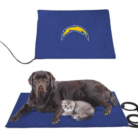 Los Angeles Chargers NFL Pet Heating Pad Constant Heated Mat