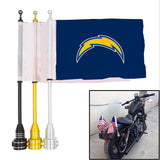 Los Angeles Chargers NFL Motocycle Rack Pole Flag