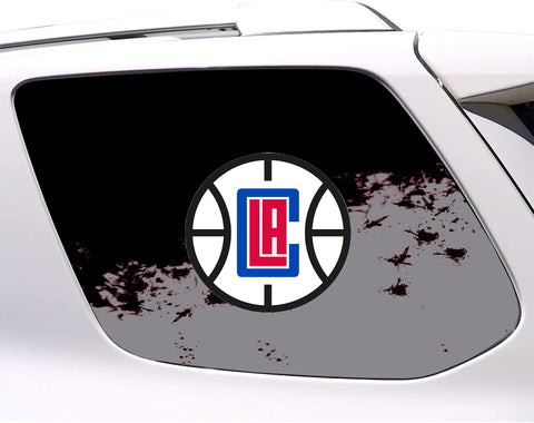 Los Angeles Clippers NBA Rear Side Quarter Window Vinyl Decal Stickers Fits Toyota 4Runner